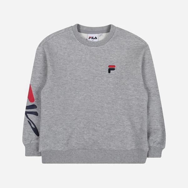 Fila Mindblower Boy's Sweatshirts - Grey,NZ 967-15629